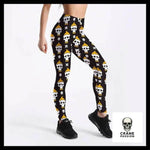 Legging Tête de Mort Style Manga - Crâne Passion