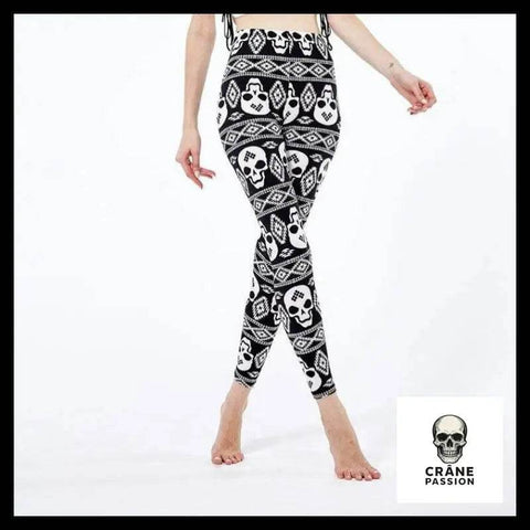 Legging Tête de Mort Tatoo - Crâne Passion