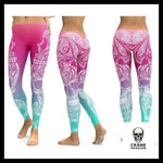 Legging Tête de Mort Trio de Couleurs - Crâne Passion