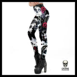 Legging Tête de Mort Zombie Calavera - Crâne Passion