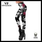 Legging Tête de Mort Zombie Calavera - Crâne Passion