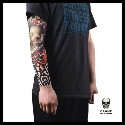 Manchette Faux Tatouage Crâne - Crâne Passion