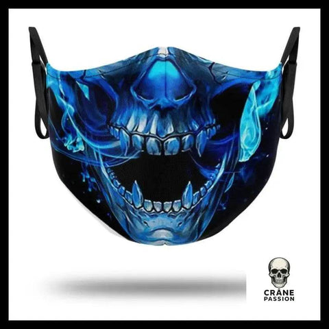 Masque Démon Bleu - Crâne Passion
