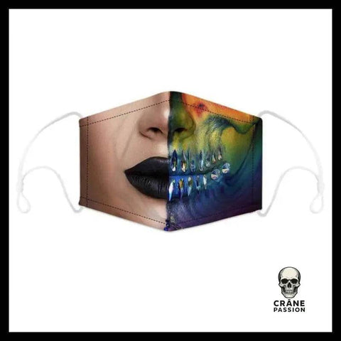 Masque Double face - Crâne Passion
