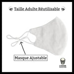 Masque Rock and Roll Enflammé - Crâne Passion