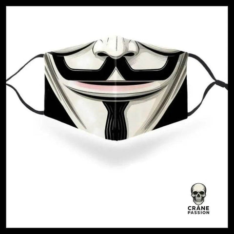 Masque Tête de Mort Anonymous - Crâne Passion