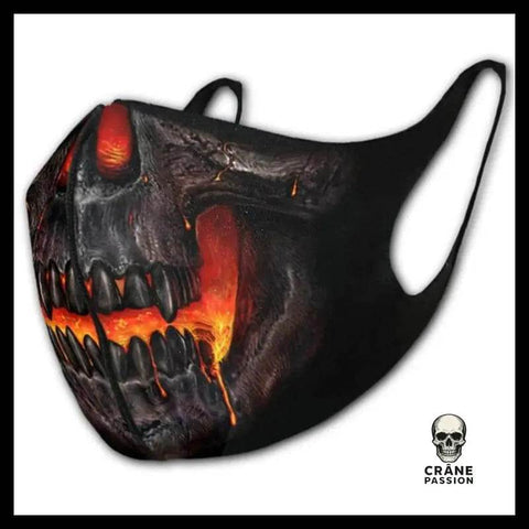 Masque Tête de Mort Mortuaire (lot de 3 Masques) - Crâne Passion