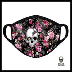 Masque Tête de Mort Multi-fleurs - Crâne Passion