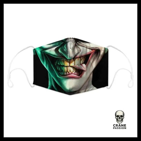 Masque Tête de Mort Sourire Joker - Crâne Passion