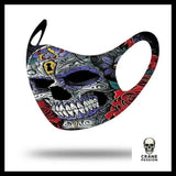 Masque Tête de Mort Violette - Crâne Passion