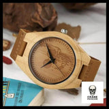 Montre en Bois Homme - Crâne Passion