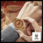 Montre en Bois Homme - Crâne Passion