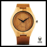 Montre en Bois Homme - Crâne Passion