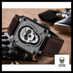Montre Motard Vintage - Crâne Passion