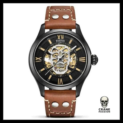 Montre Skeleton Homme - Crâne Passion