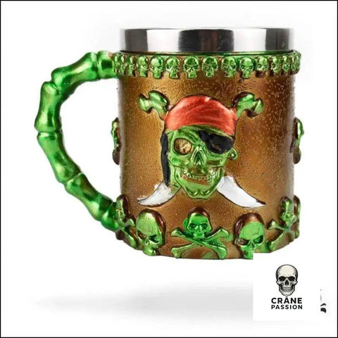 Mug Crâne Corsaire - Crâne Passion