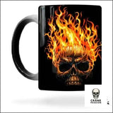 Mug Crâne en Feu - Crâne Passion