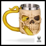 Mug Serpent Jaune - Crâne Passion