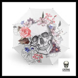 Parapluie Tête de Mort Blanche - Crâne Passion