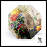 Parapluie Tête de Mort Fleurie - Crâne Passion