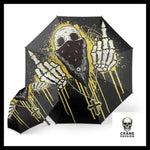 Parapluie Tête de Mort Gangster - Crâne Passion