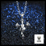 Pendentif Chauve Souris (Argent) - Crâne Passion