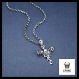 Pendentif Chauve Souris (Argent) - Crâne Passion