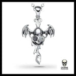 Pendentif Chauve Souris (Argent) - Crâne Passion