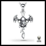 Pendentif Chauve Souris (Argent) - Crâne Passion