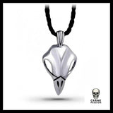 Pendentif Crâne de Corbeau (Cuir) - Crâne Passion