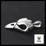 Pendentif Crâne de Corbeau (Cuir) - Crâne Passion