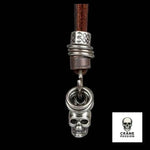 Pendentif Skull (Cuir) - Crâne Passion