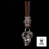Pendentif Skull (Cuir) - Crâne Passion