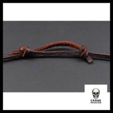 Pendentif Skull (Cuir) - Crâne Passion