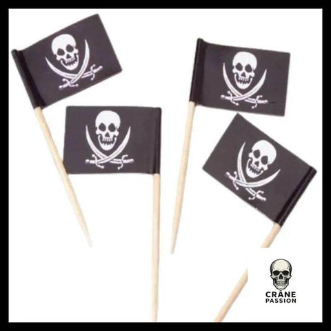 Petit Drapeau Tête de Mort - Crâne Passion