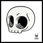 Pin's Tête de Mort Dessin - Crâne Passion