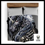 Plaid Licorne - Crâne Passion
