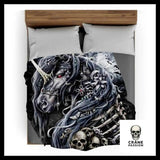 Plaid Licorne - Crâne Passion