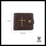 Portefeuille Crâne en Cuir - Crâne Passion