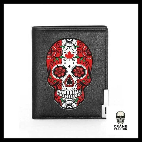 Portefeuille Crâne Mexicain - Crâne Passion