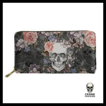 Portefeuille Tête de Mort Femme Gothique - Crâne Passion