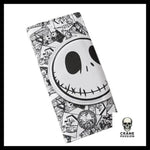 Portefeuille Tête de Mort Noir et Blanc - Crâne Passion