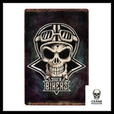 Poster Biker - Crâne Passion