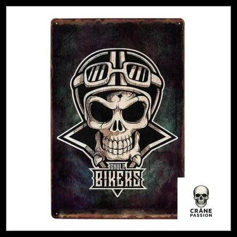Poster Biker - Crâne Passion