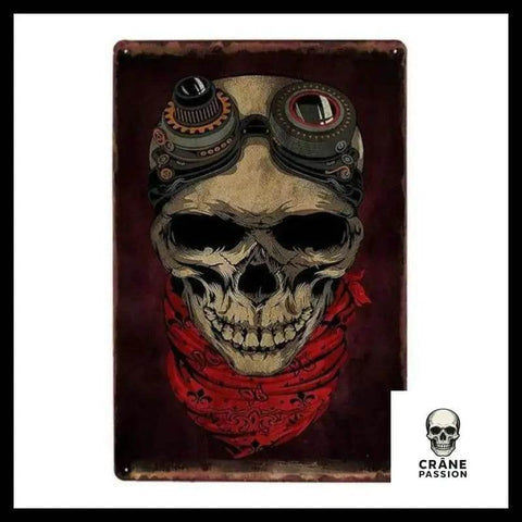 Poster Biker Design - Crâne Passion