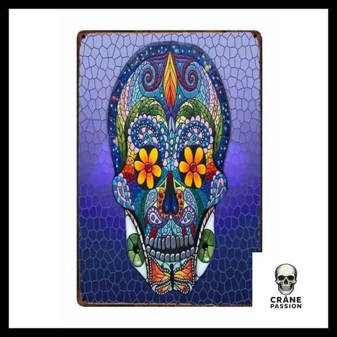 Poster Crâne Mexicain Calavera - Crâne Passion