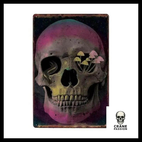 Poster Skull Floral - Crâne Passion