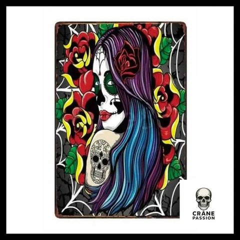 Poster Skull Love - Crâne Passion