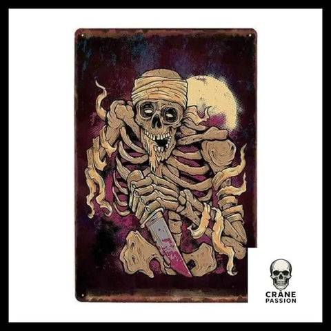 Poster Zombie - Crâne Passion