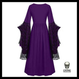 Robe Gothique Flamboyant - Crâne Passion
